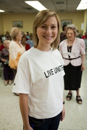 LU volunteer girl